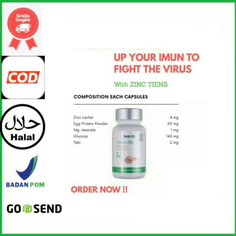 ZINC TIENS CAPSULE ORIGINAL