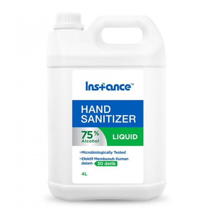 Instance Hand Sanitizer Gel/ Liquid 4 liter galon