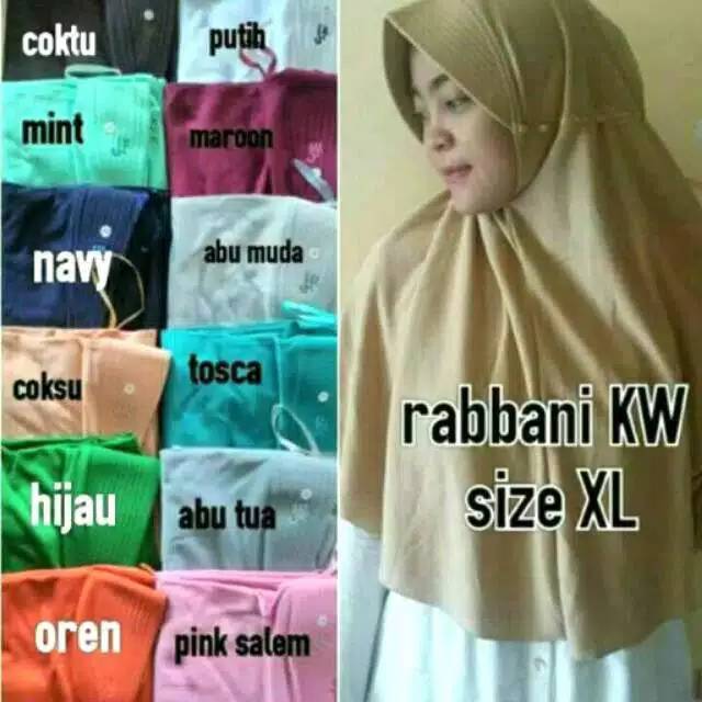 Jilbab rabbani / jilbab sorong rabbani / rabbani kw