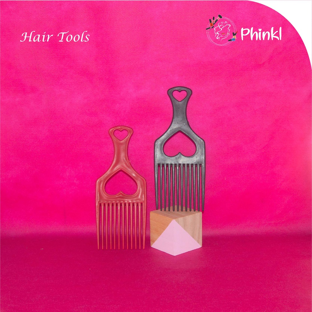 `ღ´ PHINKL `ღ´ Sisir model garpu sasak love garang untuk rambut anti kusut tidak rontok