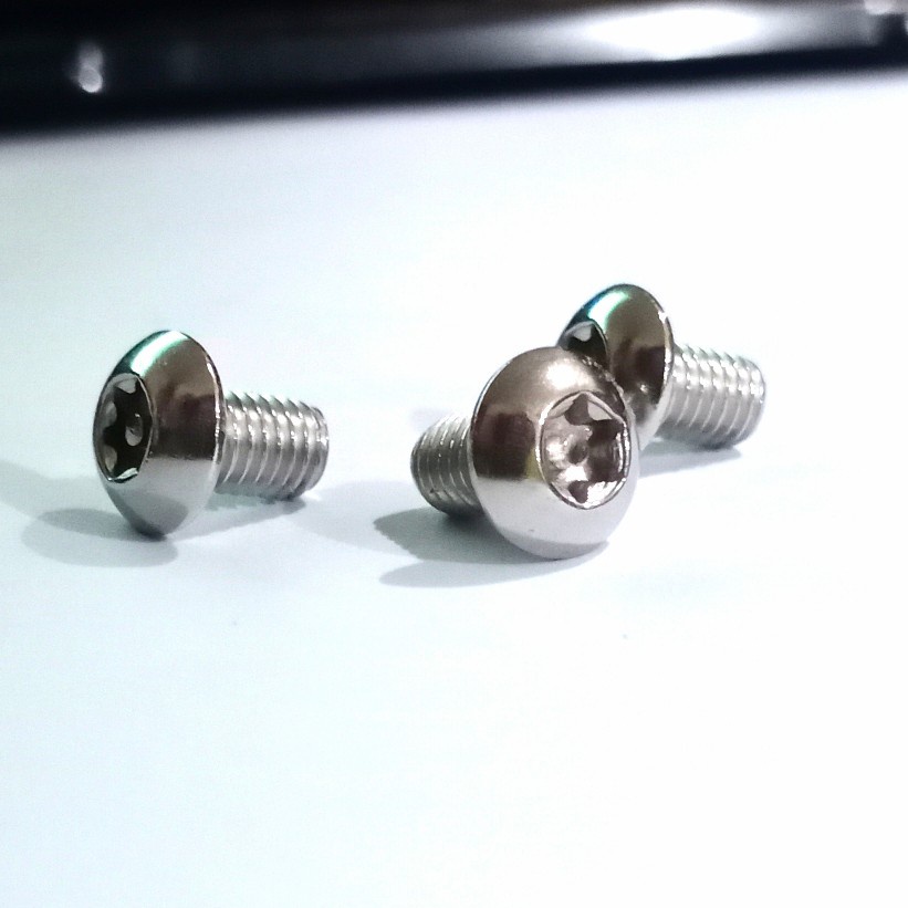 (3PCS) BAUT L Bintang M5 x 25mm SS 304 Baut payung ANTI KARAT DRAT 5mm Botton