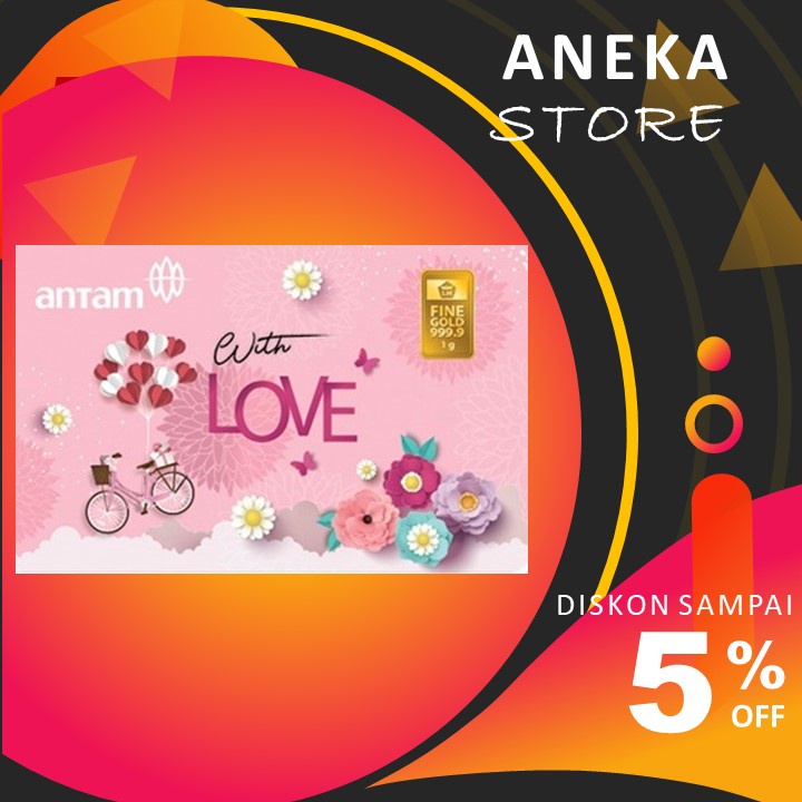 Gift Series Card Antam - Love