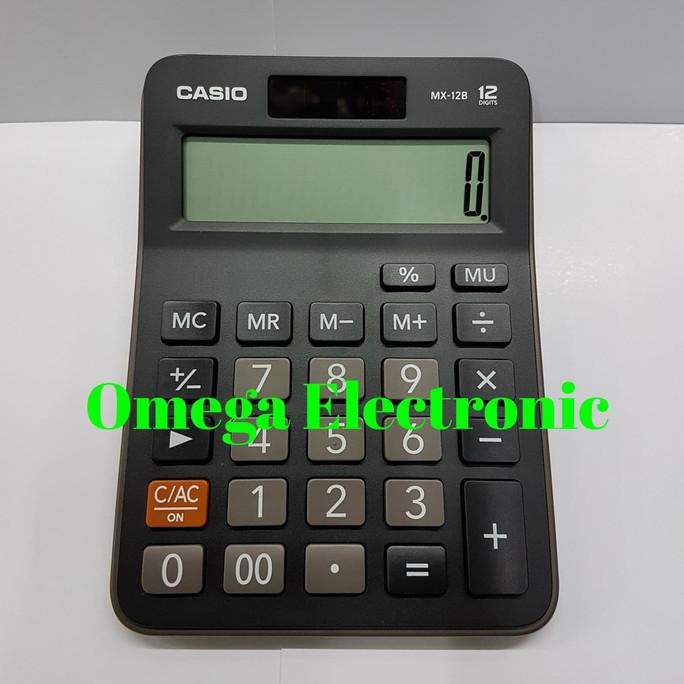 

CASIO MZ 12S - KALKULATOR MEJA - HITAM - CUCI GUDANG LHOOO