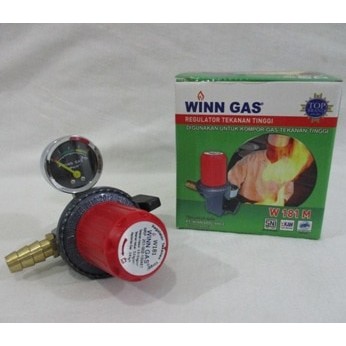 W-181M Regulator Gas Tekanan Tinggi WINN GAS + Meter + Volume NEW