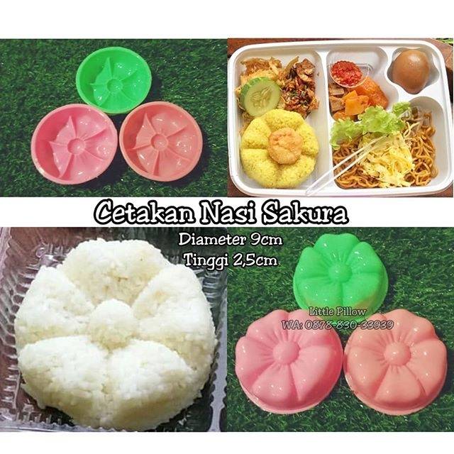 (NASI SAKURA) Cetakan Nasi Bunga Sakura/cetakan bento/bento rice mold/cetakan puding