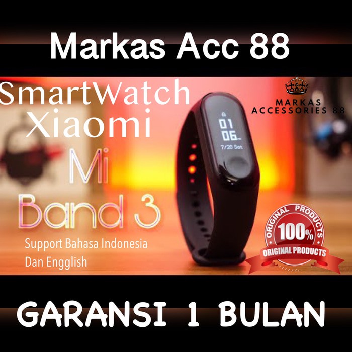 XIAOMI MI BAND 3 MIBAND 3 MIBAND3 MONITOR LCD JAM SMART WATCH ORIGINAL