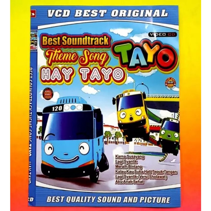 Kaset Video Musik Lagu Anak Soundtrack Film Tayo