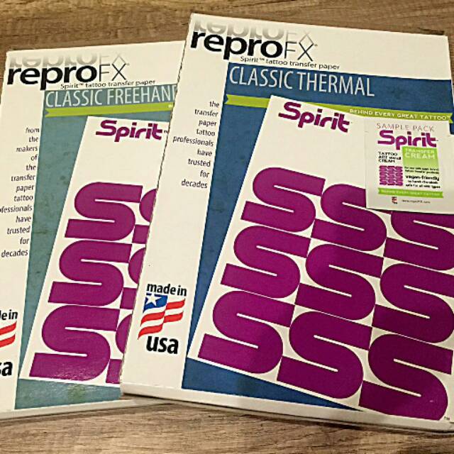 

Stencil/Thermal Paper Spirit Repro USA Kertas Tracing Tattoo - Eceran 1 & 5pcs