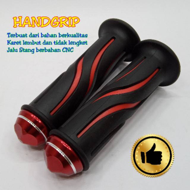 Handgrip Stang Variasi Jalu Merah Mio Sporty Soul J M3 Jupiter Z New Vega R New ZR Vixion Byson R15