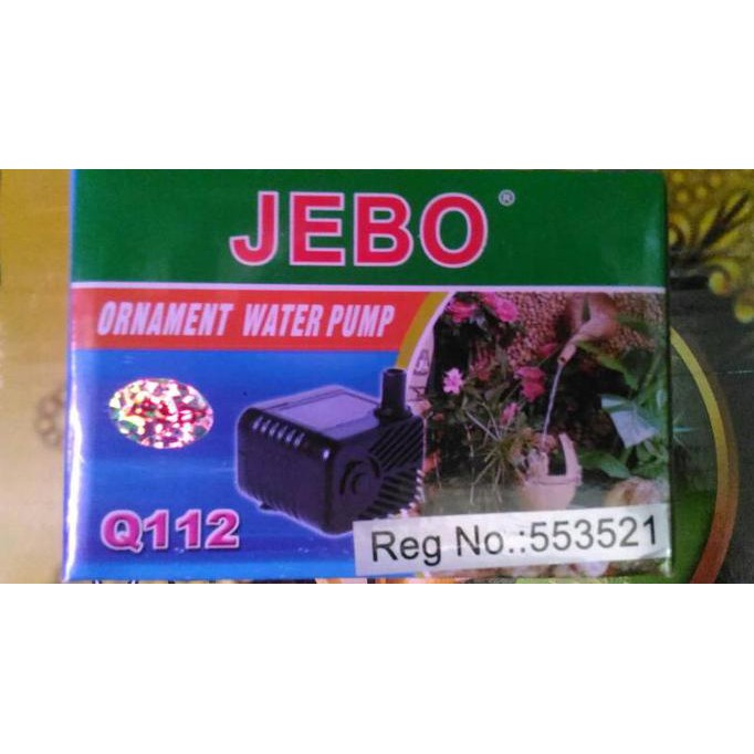 |Terbaru| Pompa Celup Aquarium Jebo Q112 Mini Ornament Utk Air Mancur Mini |Promo