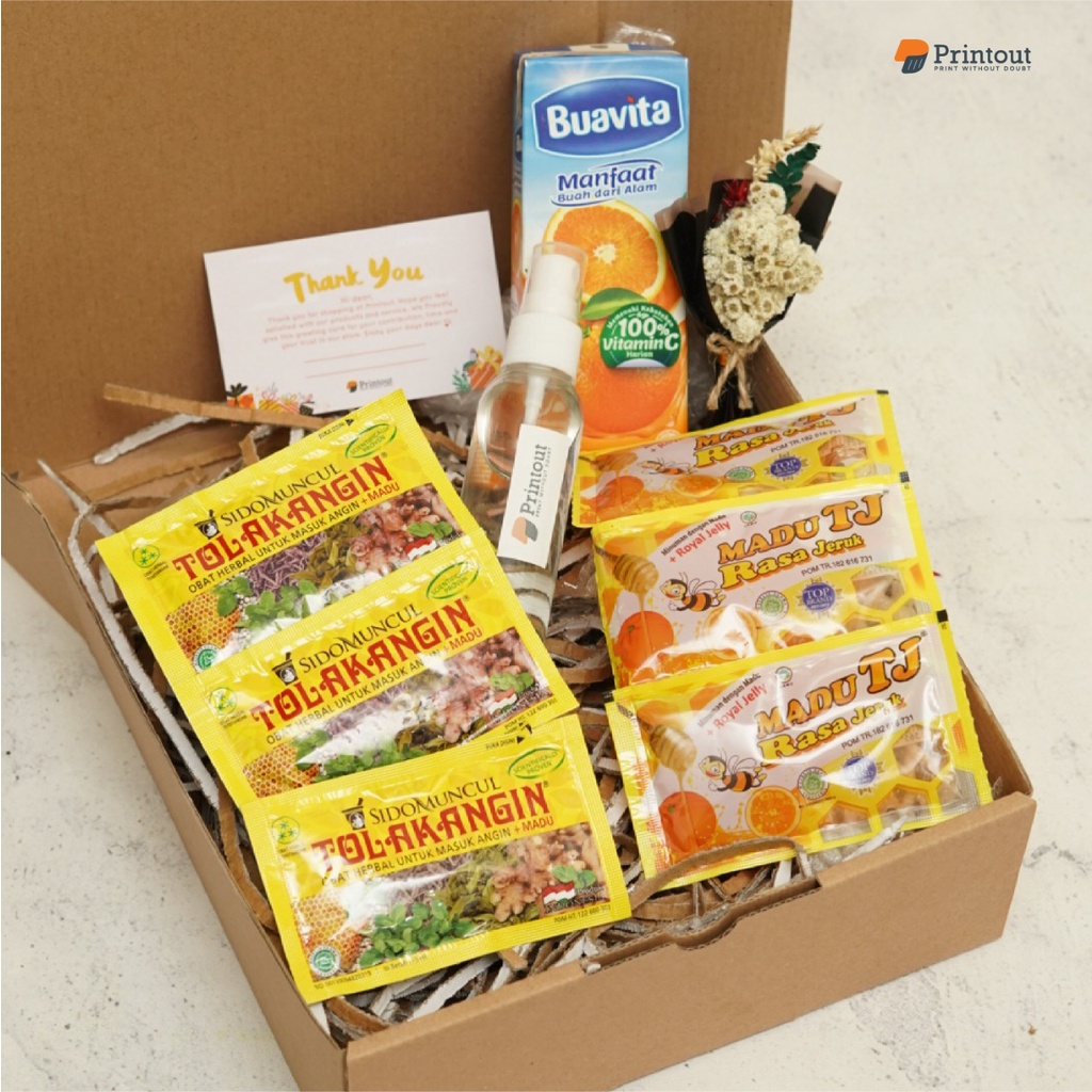 

Hampers Paket Isoman/Hampers Vitamin/Gift Box Murah Paket Kuning Buavita