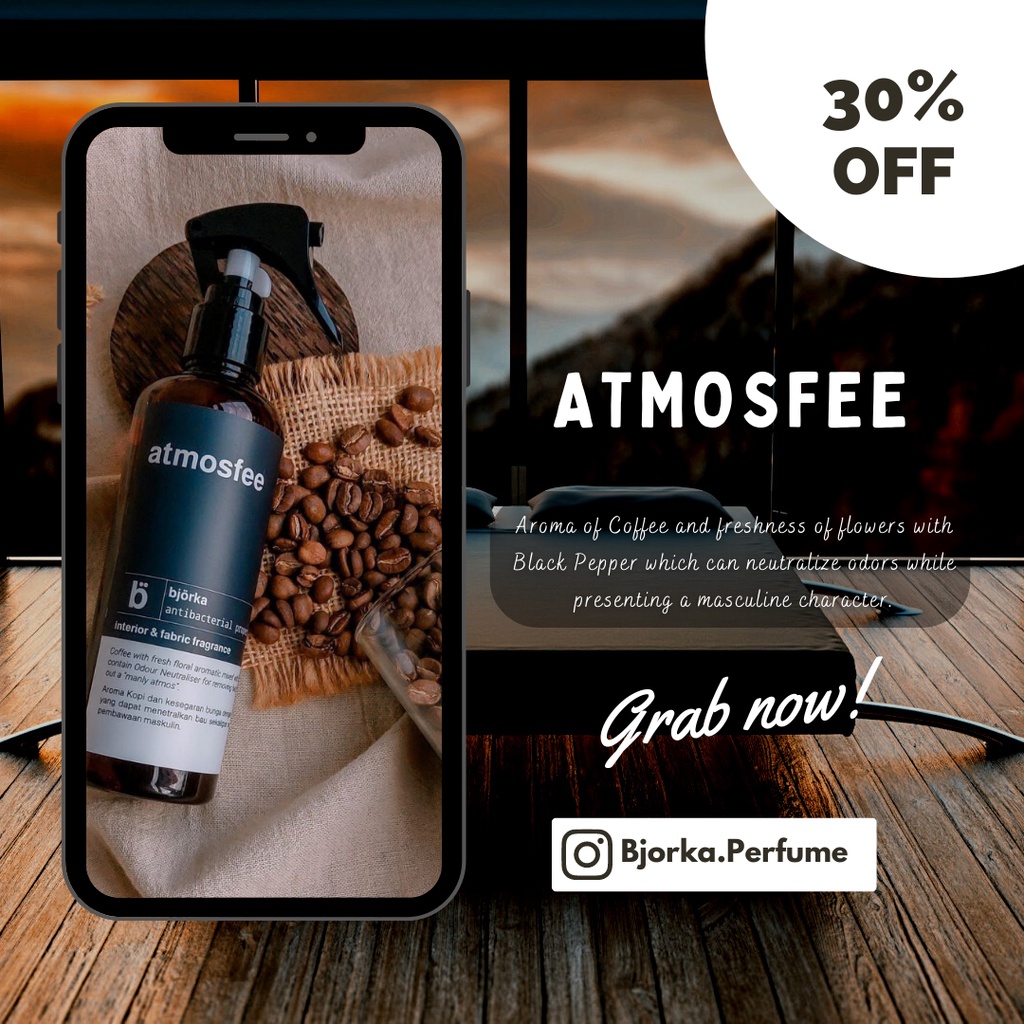 Jual Atmosfee Interior Fabric Fragrance Bed Linen Spray Blanket