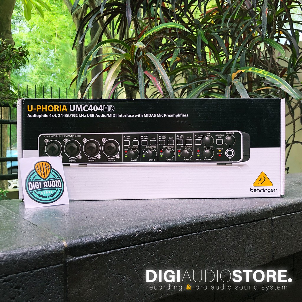 Jual Behringer UMC404HD Soundcard USB Audio Interface Recording Multitrack Shopee Indonesia