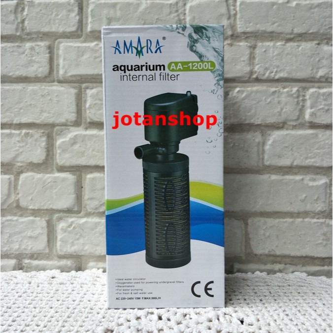 Amara AA 1200 L AA1200L Mesin Internal power Filter Aquarium Aquascape