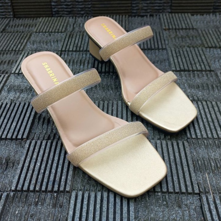 Shabrina Mutia Gold Sepatu Big Size Jumbo 41-45