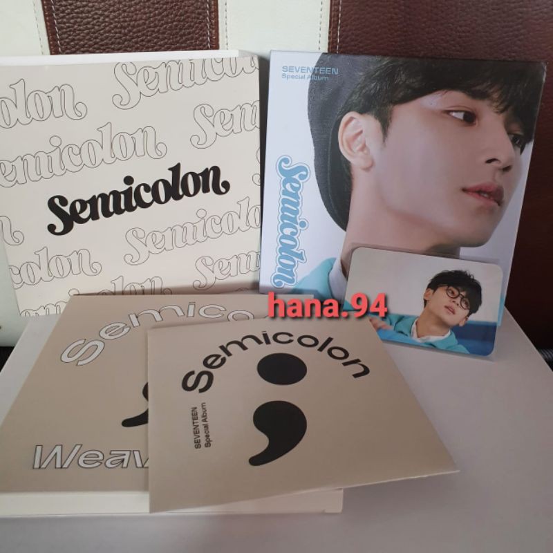 Mingyu digipack semicolon album seventeen pc benefit mecima