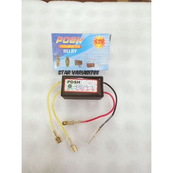 Interrupter Relay klakson - model untuk membuat suara klakson putus putus posh