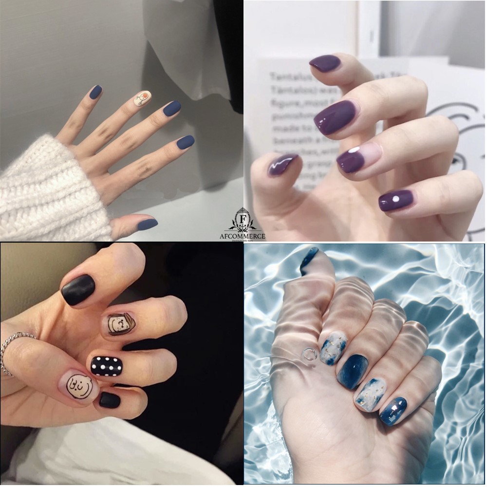 KUKU PALSU KARAKTER PRINTED NAILS KODE LUNA CUTIE