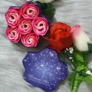 Valentine Gift|Bunga Mawar Sabun|Sabun Kertas|Paper Soap|Kado Valentine|Hampers