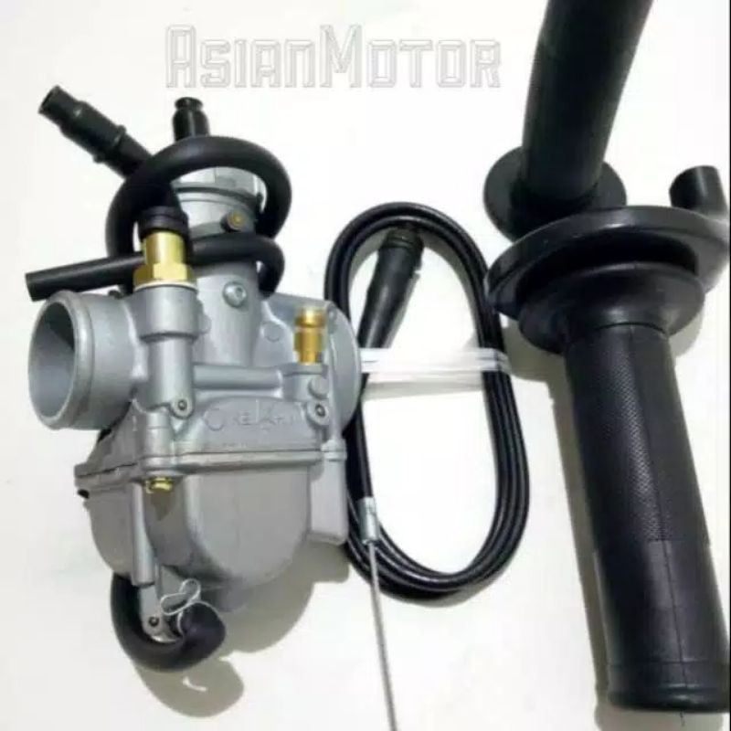 Paket Karburator PE 28 NSR Keihin + Gas Spontan Polos Racing