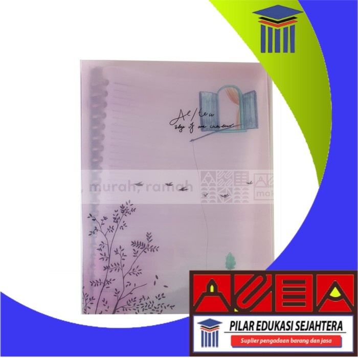 

BINDER RING / NOTE / RING BOOK PLASTIK UKURAN A5 (77725-14) EDGE MURAH