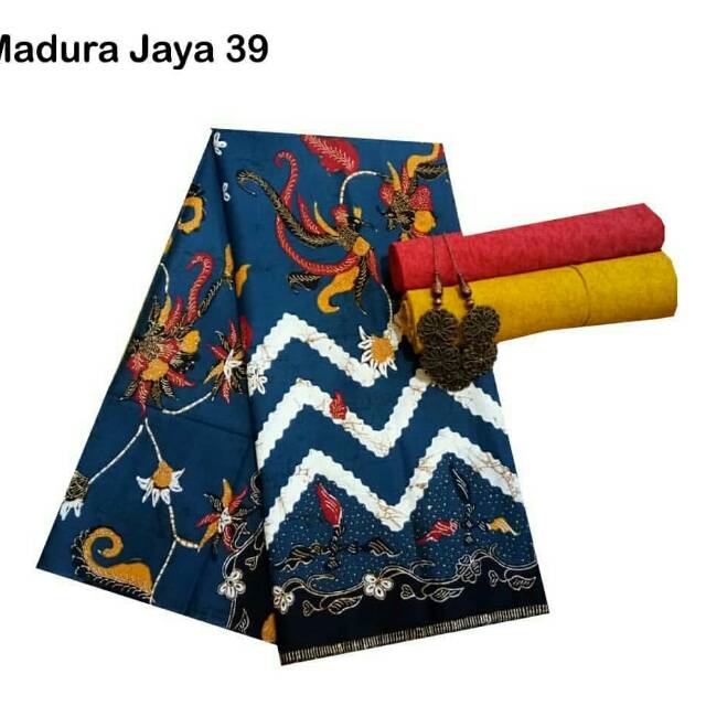 Kain Batik Pekalongan Madura Jaya 39 Toska Unggul Jaya