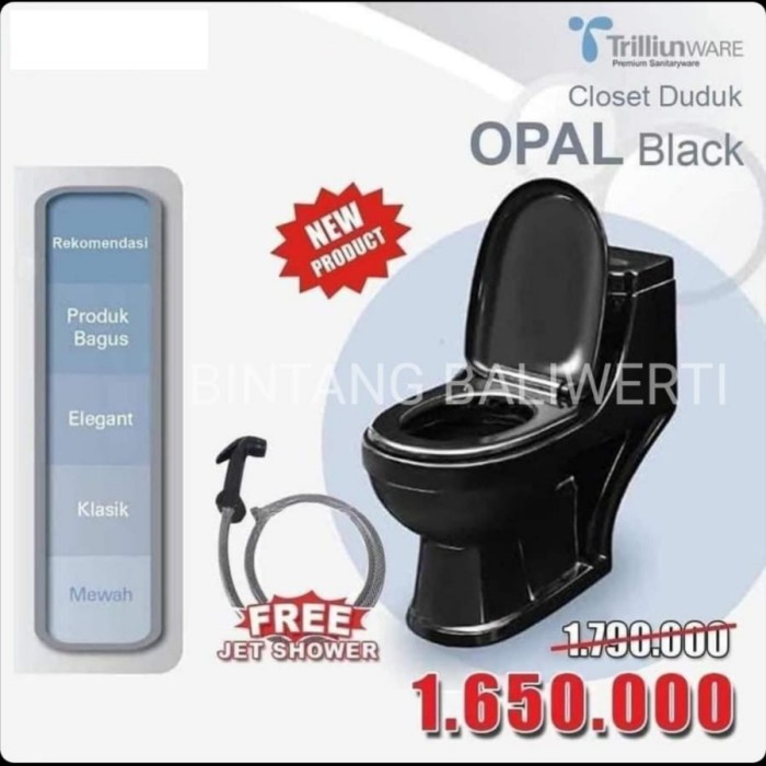 Trilliun ware Opal /Closet Duduk Trilliun Opal White / Black / Ivory