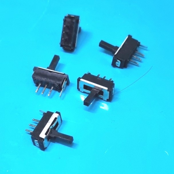 ⏸ Mini Slide Switch 3 Pin 2 Posisi Saklar Geser Hitam Kecil On Off