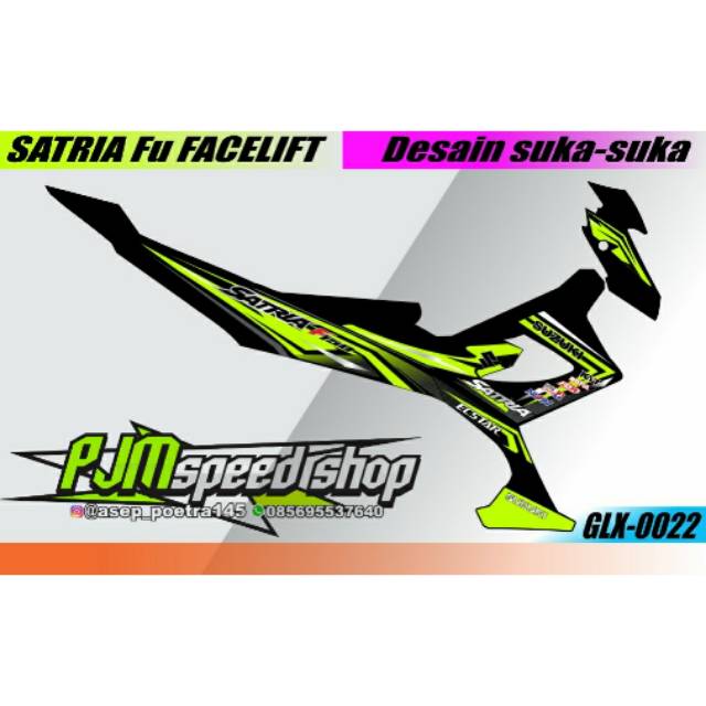 Striping custom satria FU FL facelift