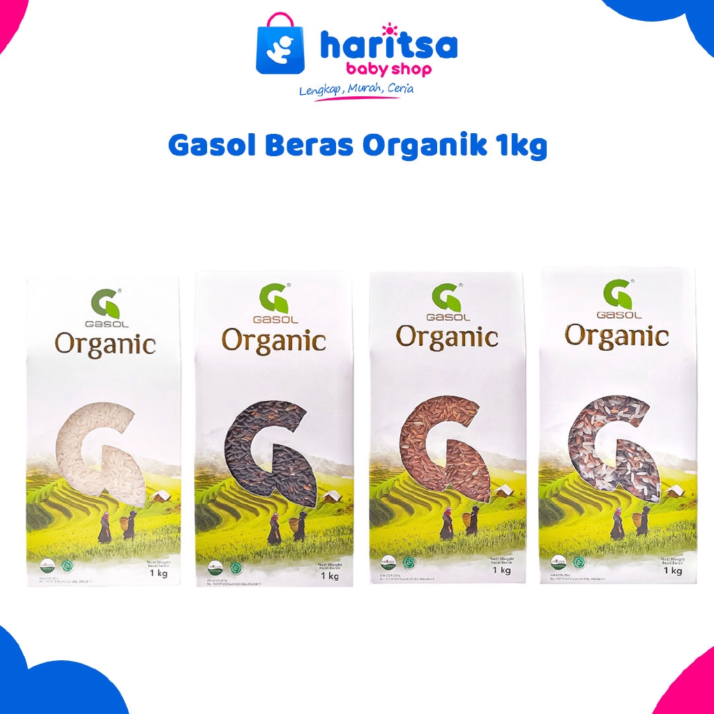 GASOL Beras Organik 1Kg / Beras Mpasi / Beras Putih / Beras Campur