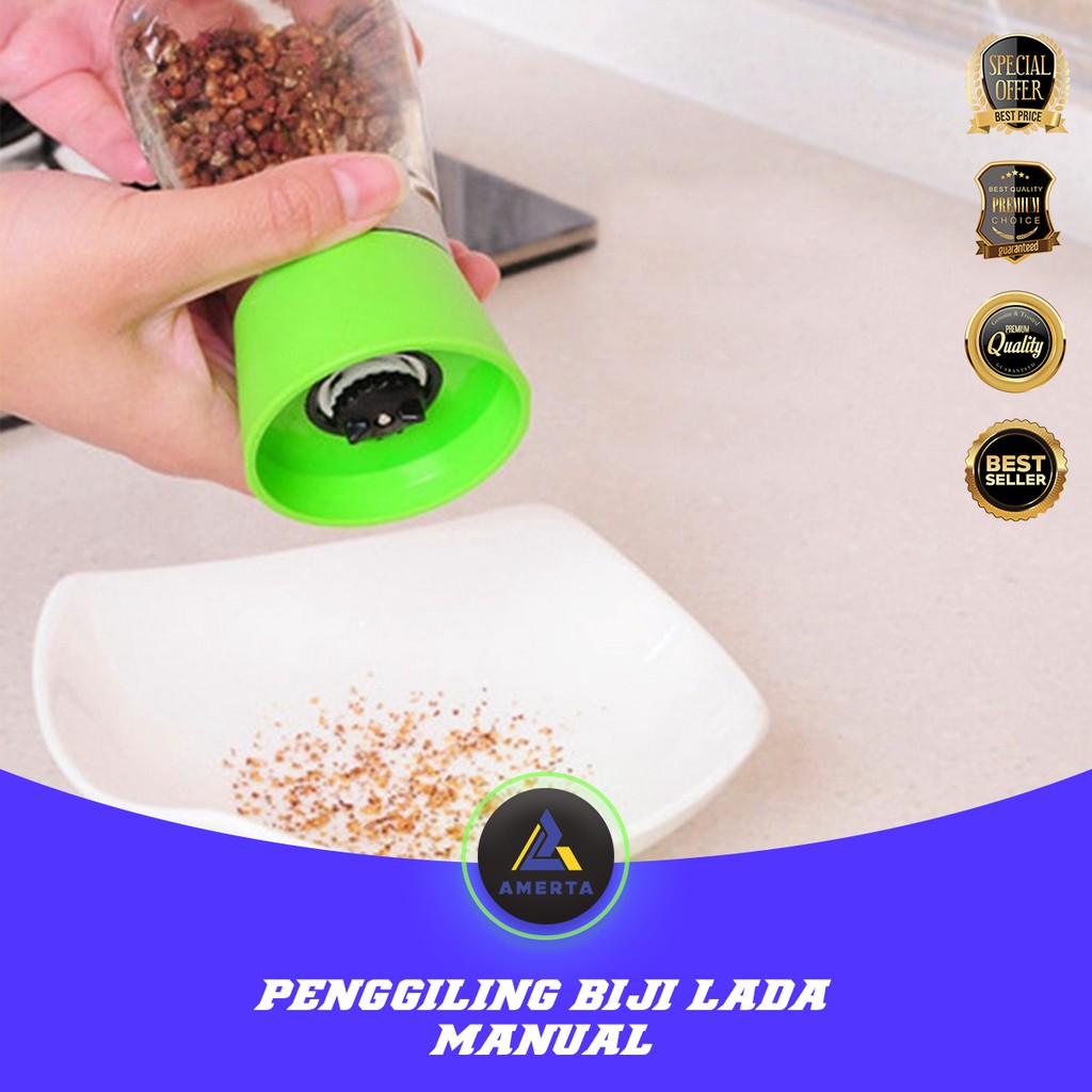 Penggiling Biji Lada Manual Pepper Grinder