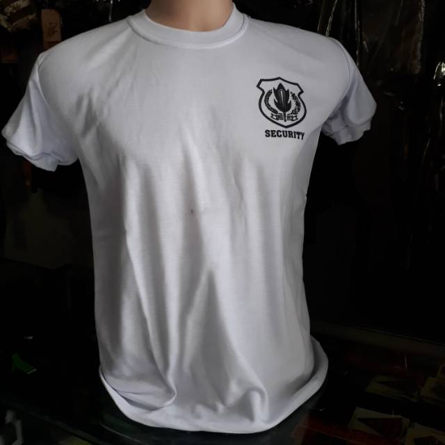 Kaos security putih