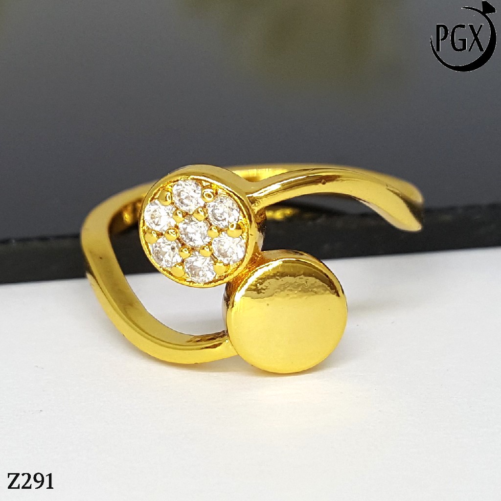 PGX Cincin Xuping Wanita Perhiasan Lapis Emas Aksesoris Fashion Premium - Z291