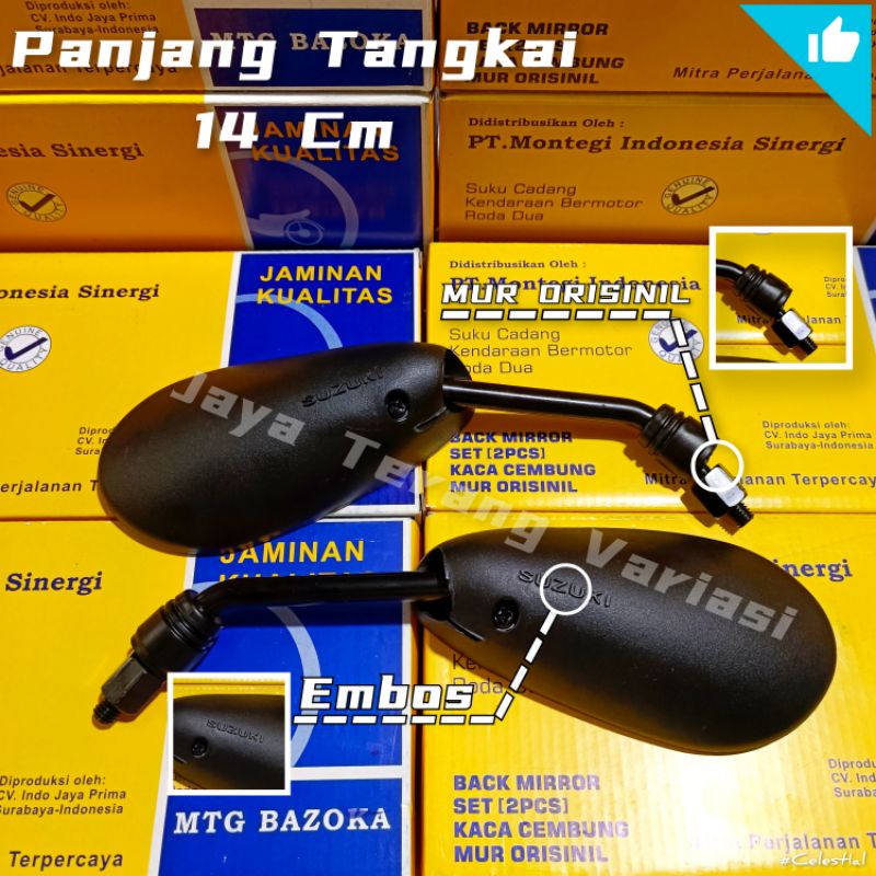 SPION SUZUKI SATRIA FU ORI MONTEGI KACA ORIGINAL