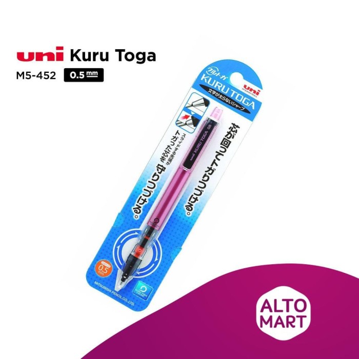 

Buruan Uni Kuru Toga M5-452 1P Mechanical Pencil 0.5 Mm Pensil Mekanik Bergaransi