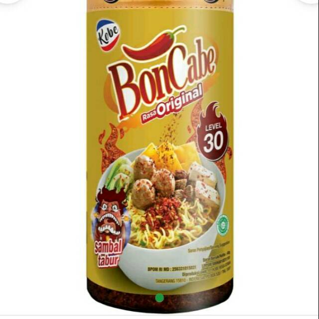 

Bon cabe original level 30 sambal tabur 40g