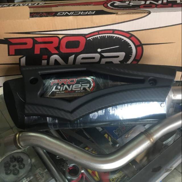 Knalpot Pro Liner Yamaha Aerox 155 Lexy 125 N max / Knalpot Racing Aerox Lexy Nmax Proliner original