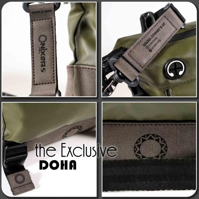 Onixers Doha Slingbag Tas Selempang Tas Bahu Sling Bag Tas Pria Waterp Tsp76817