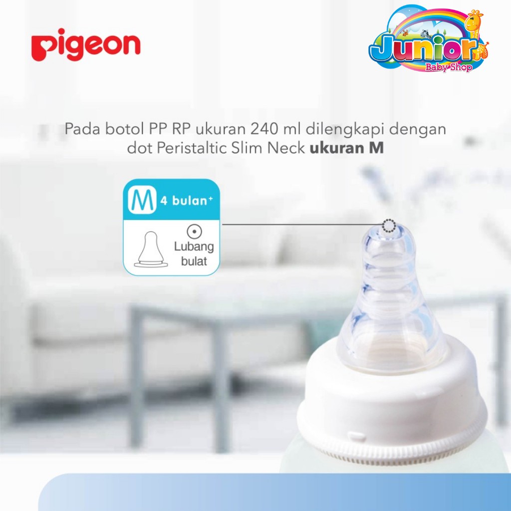 Pigeon Paket Beli 2 Bonus 1 Botol PP RP S-Type Nipple 120ml/240ml