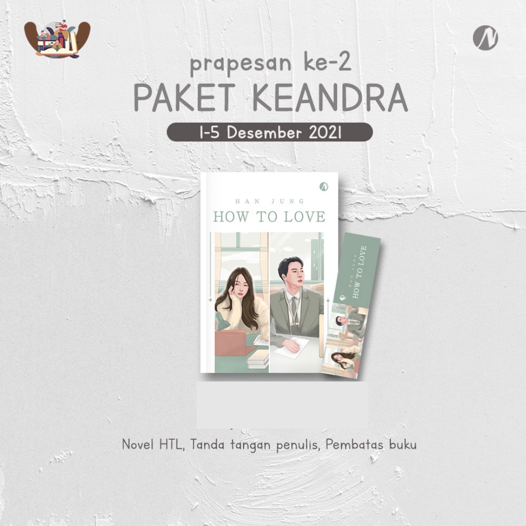 Ready Novel HOW TO LOVE PENULIS	: HAN JUNG-1