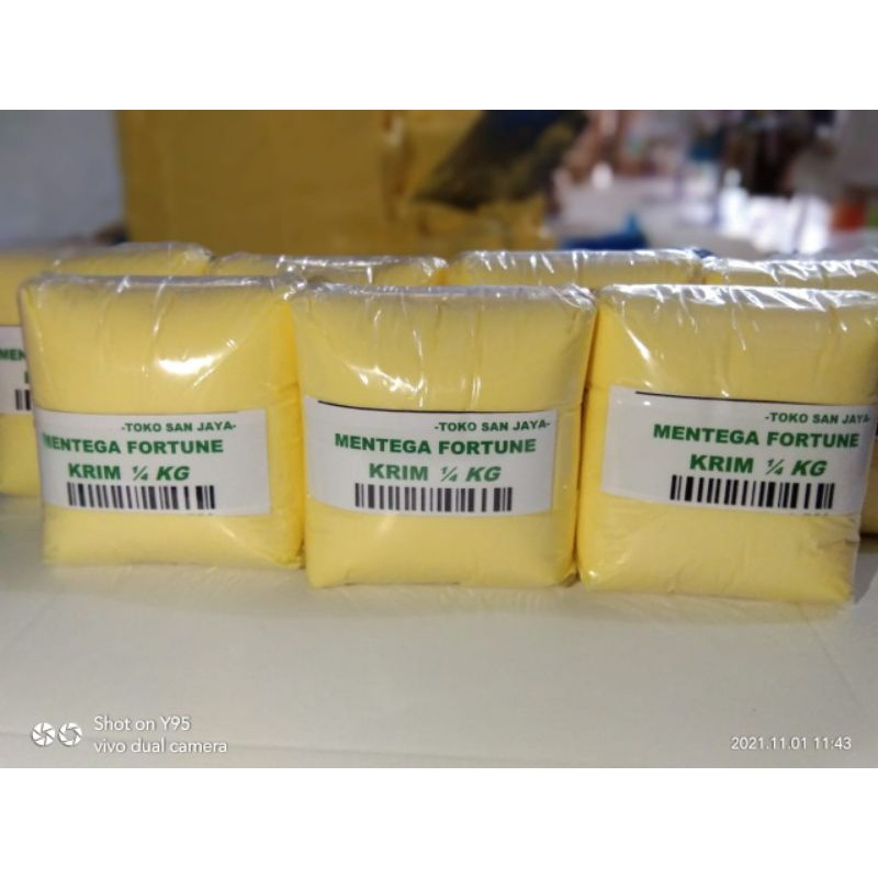 

Mentega fortune cream repack 250gr