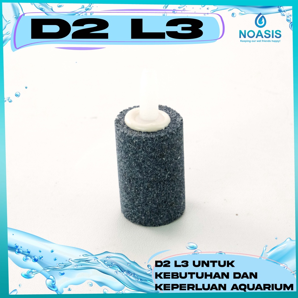 AIR STONE BATU AERATOR DIAMETER 2 CM AERASI GELEMBUNG UDARA D1L2 D2L3 D2L5