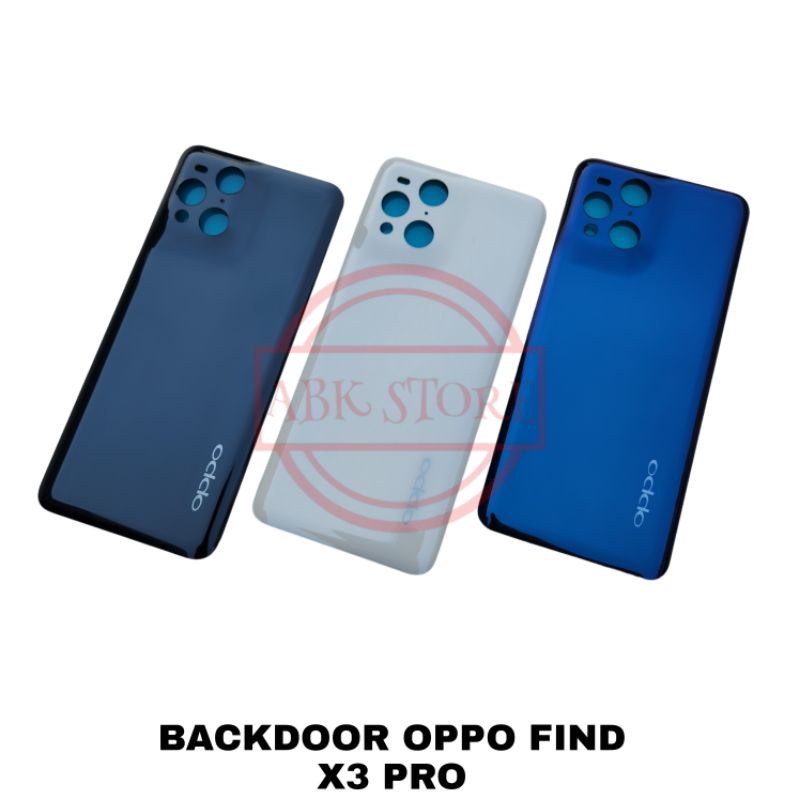 TUTUP BELAKANG BACKDOOR BACKCOVER BACK CASING OPPO FIND X3 PRO TUTUP BATERAI