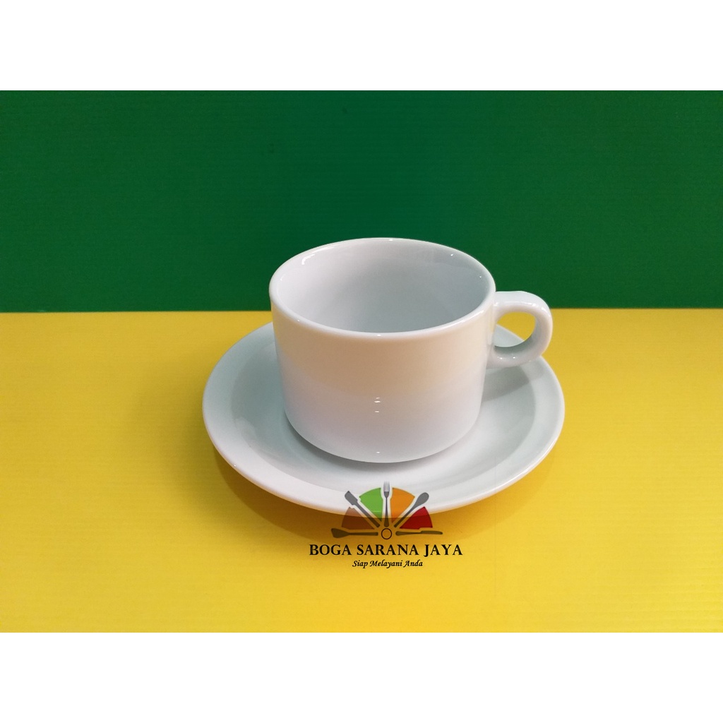 Cangkir Tatak Putih Polos/ Cangkir Putih Satuan JM 200