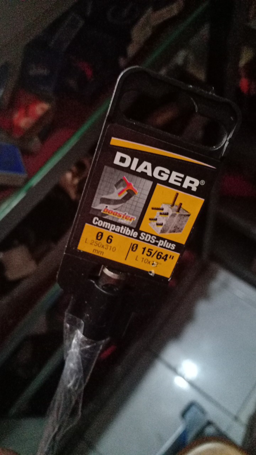 Mata Bor Diager Booster+ Dia. 6x110-310 Mm, Original Perancis!