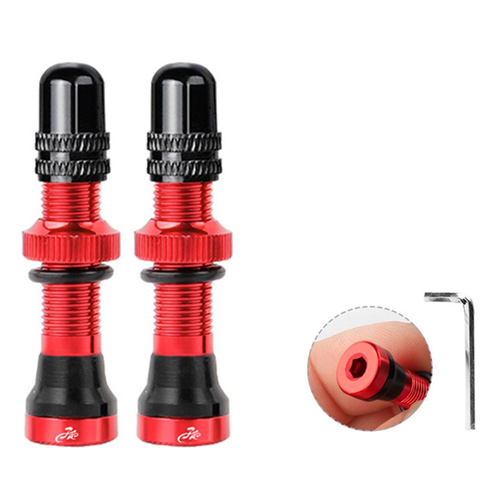 Agustina A/V Klep 2PCS MTB Nipple Schrader Valve Kits CNC|Aksesoris Sepeda Anodized Klep Ban Tubeless