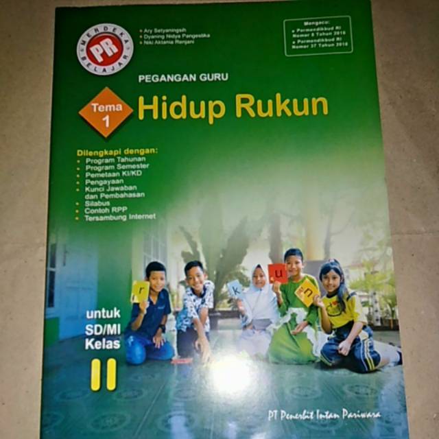

Buku PR PG kelas 2, Tema 1, TERBARU