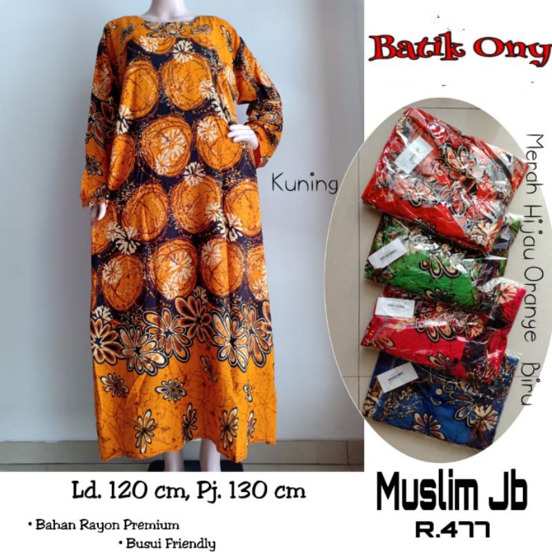 Daster Muslim Jumbo LD 120 PB 130