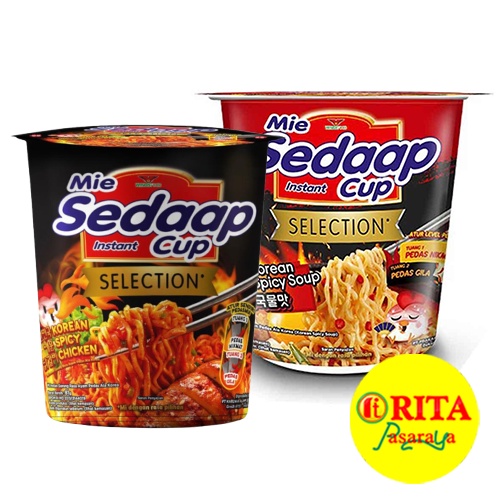 

Sedaap Mie Instan Cup Korean Spicy Chiken / Soup 75 Gr