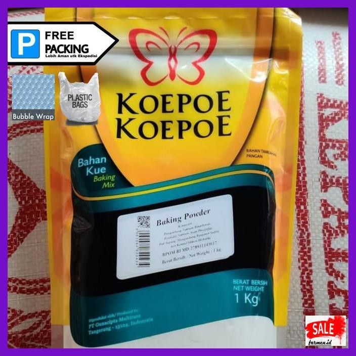 

DERPOWBAKING- KOEPOE KOEPOE BAKING POWDER GROSIR POUCH 1KG READY -ASLIII.
